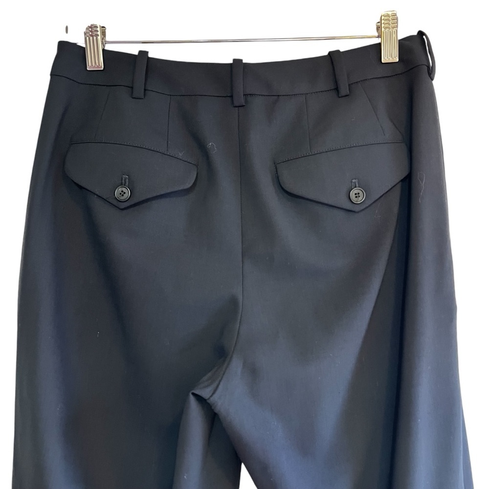 6397 wool cropped cuffed navy trousers size 4 excellent condition - Picture 9 of 15